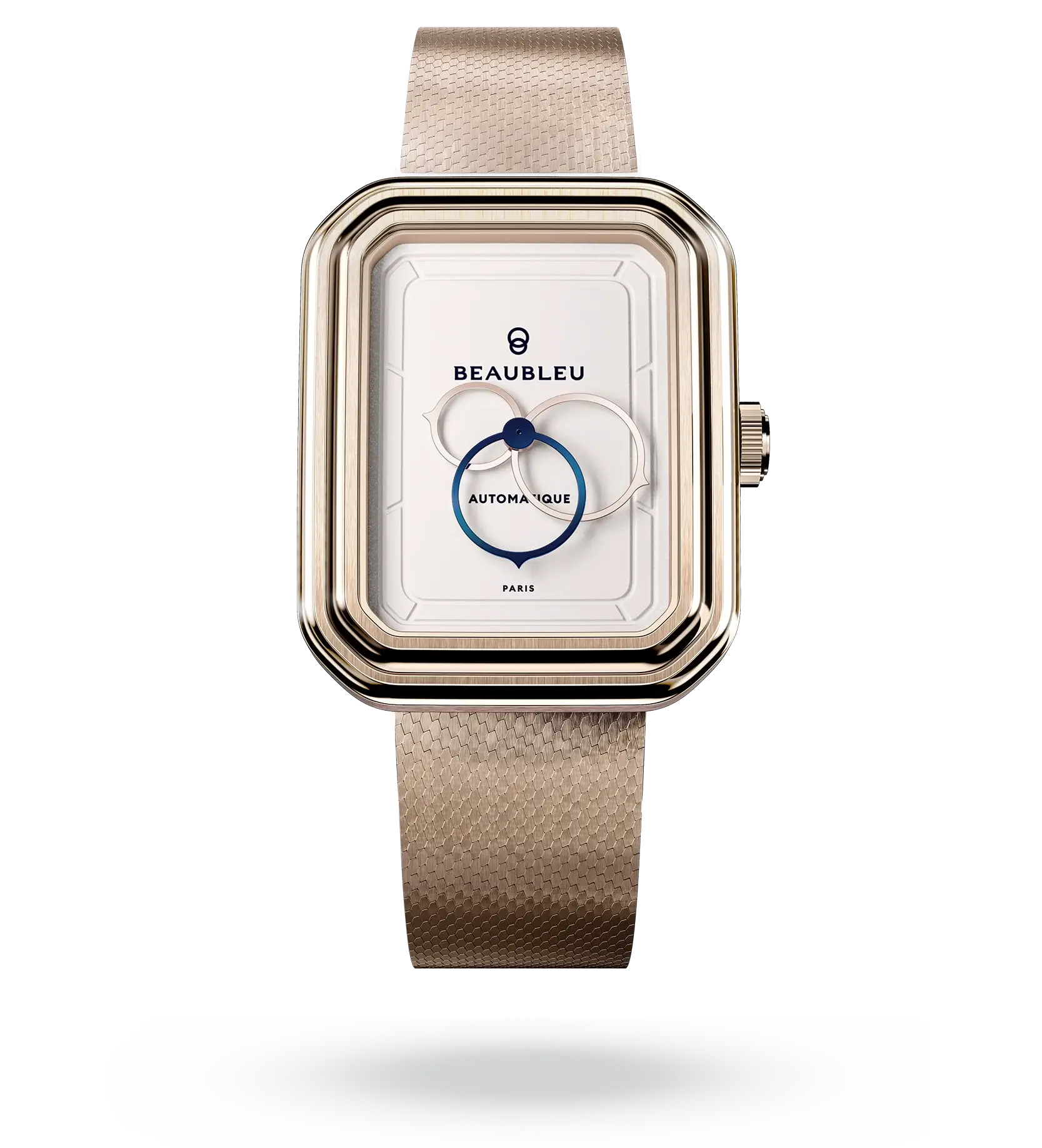 #couleur_Bracelet Acier Or Rose #color_Rose Gold Steel Strap