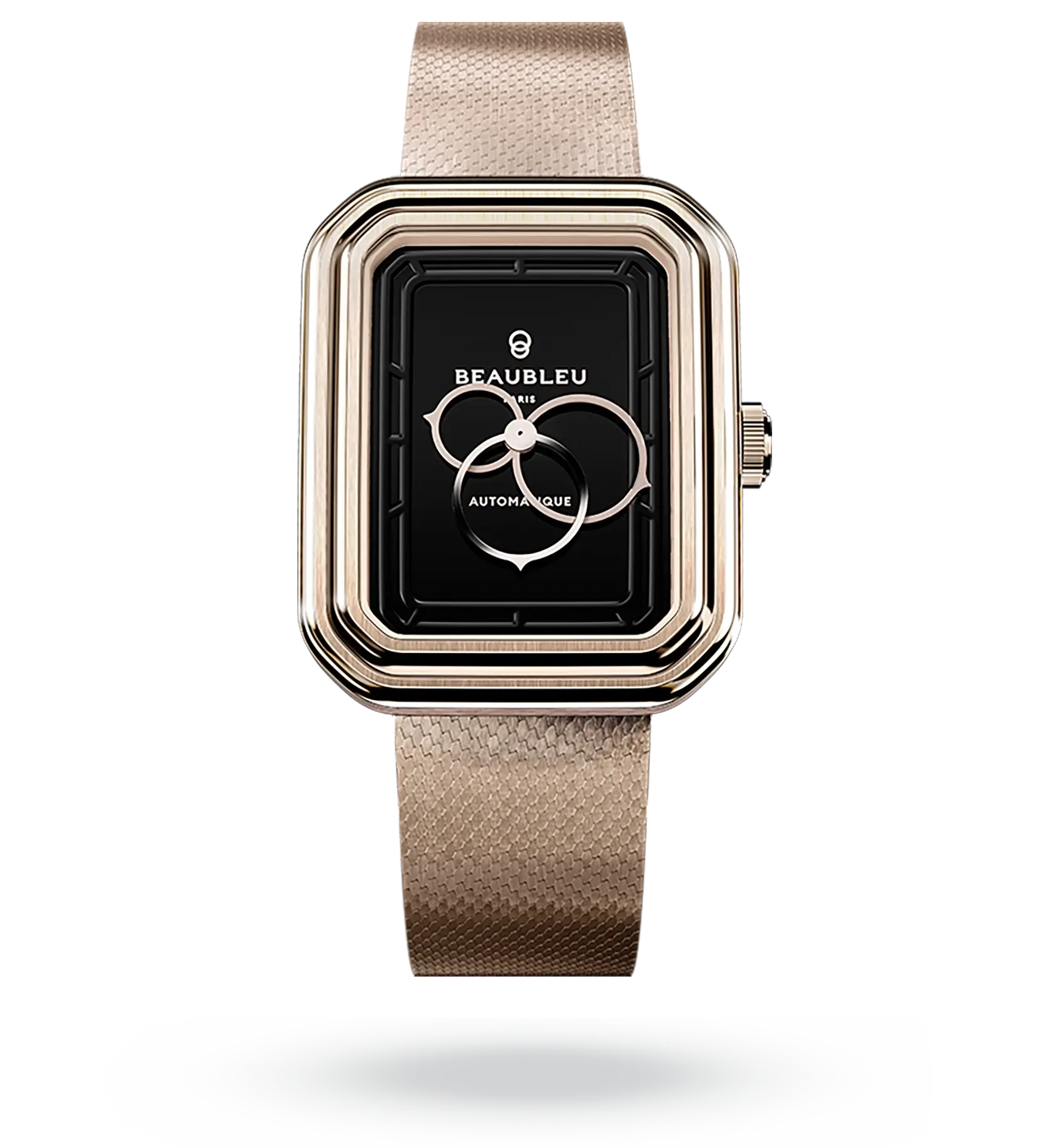 #couleur_Bracelet Acier Or Rose #color_Rose Gold Steel Strap