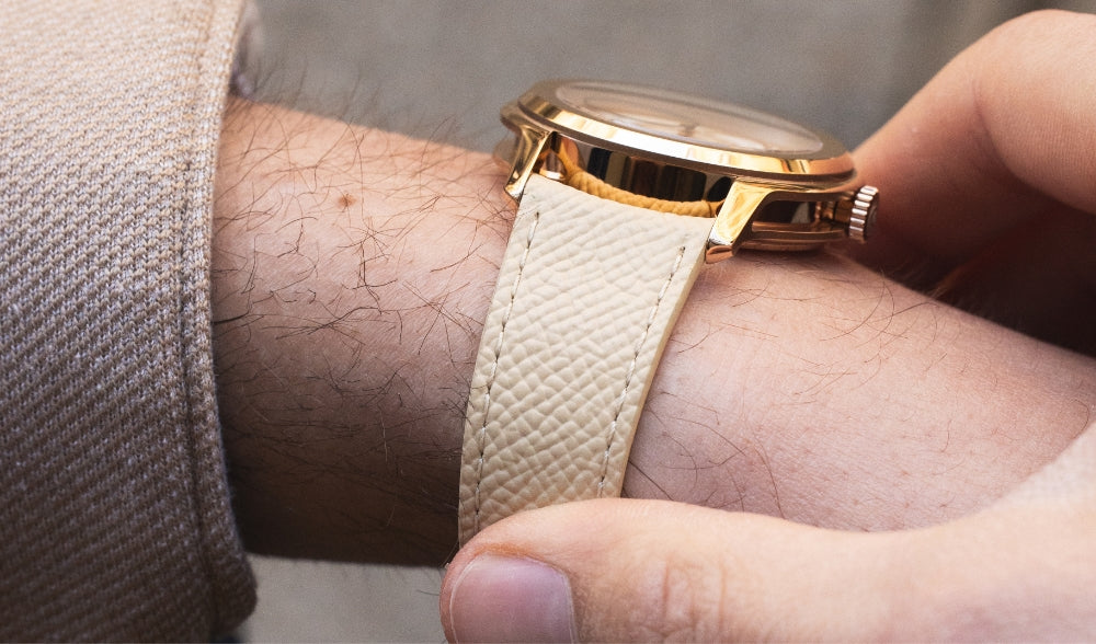 Montre automatique sur poignet homme