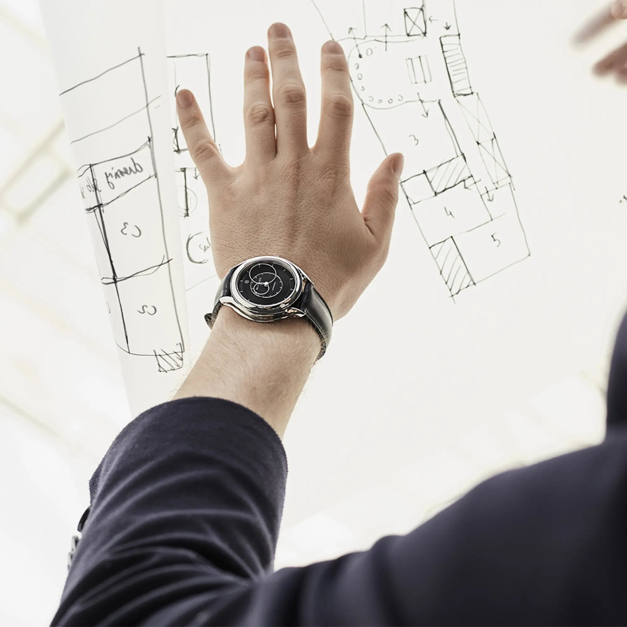 Architecte dessine avec BEaubleu le lumineux