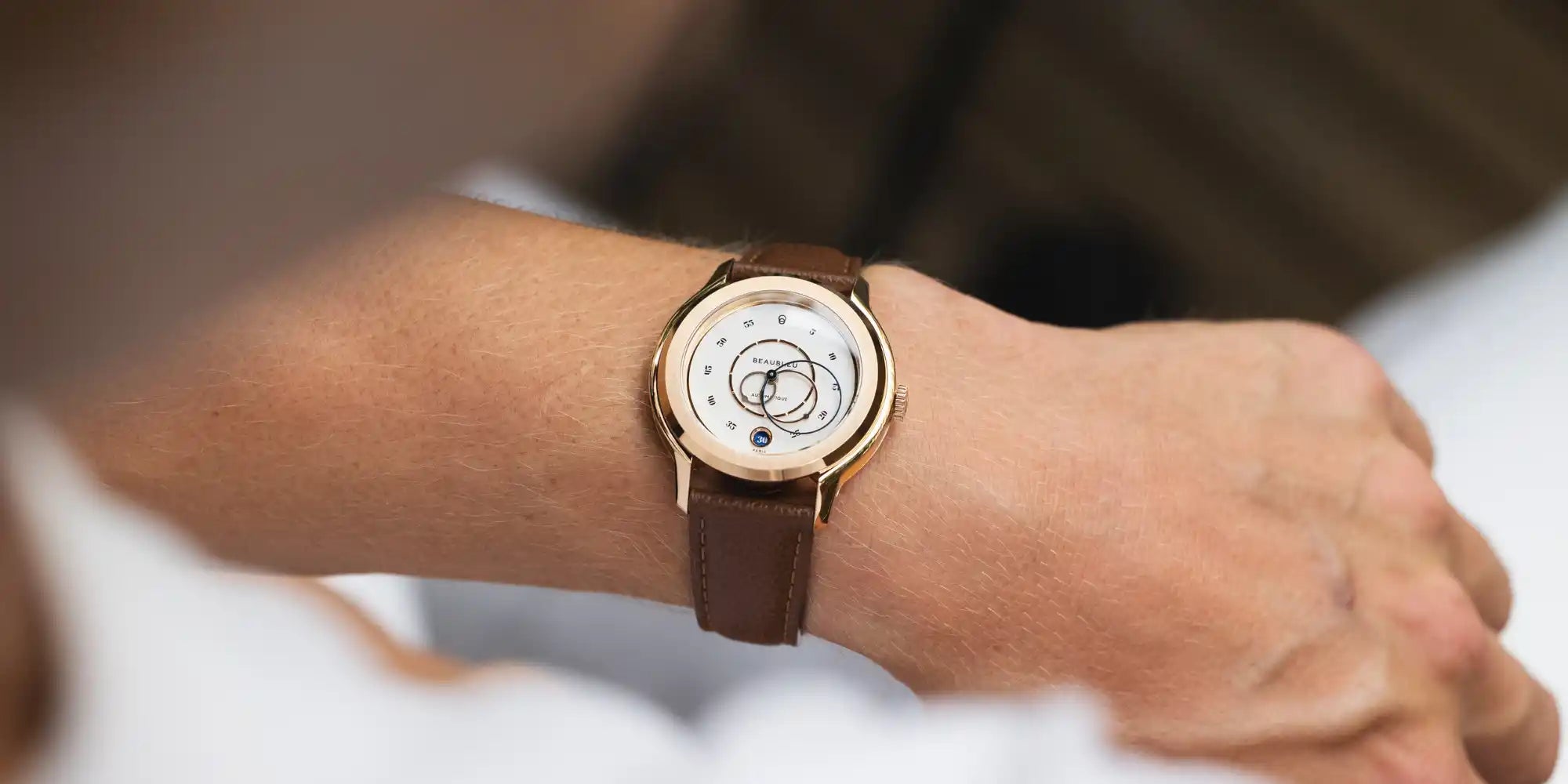 Montre Beaubleu Ecce Lys sur poignet