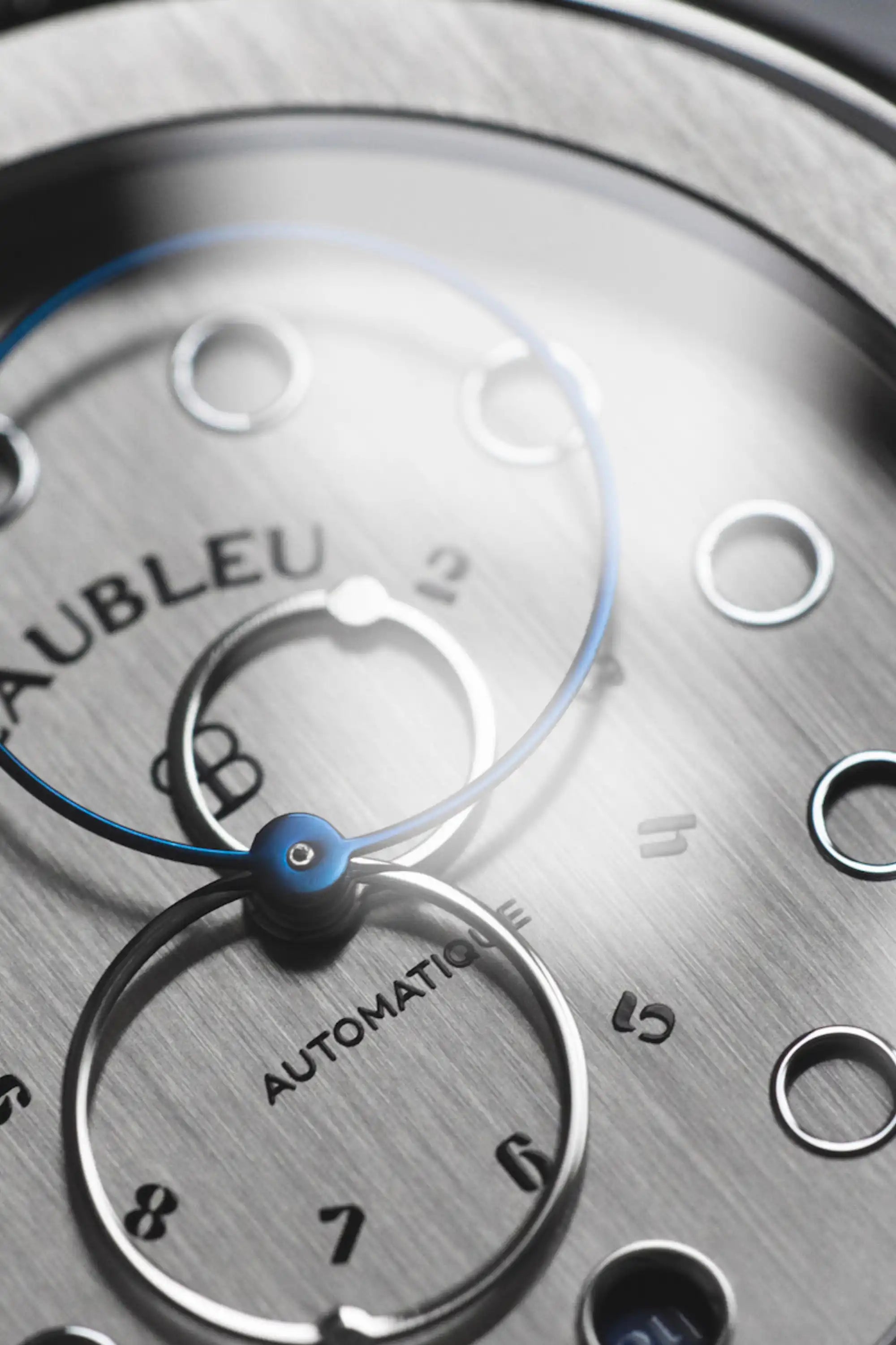 Cadran montre Beaubleu Date Acier