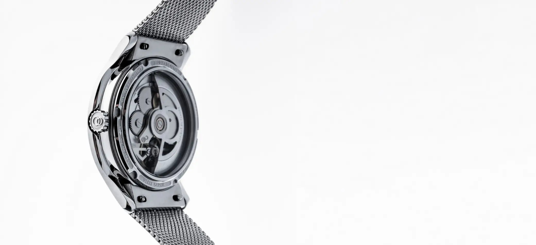 Fond de boite ouvert montre automatique Beaubleu