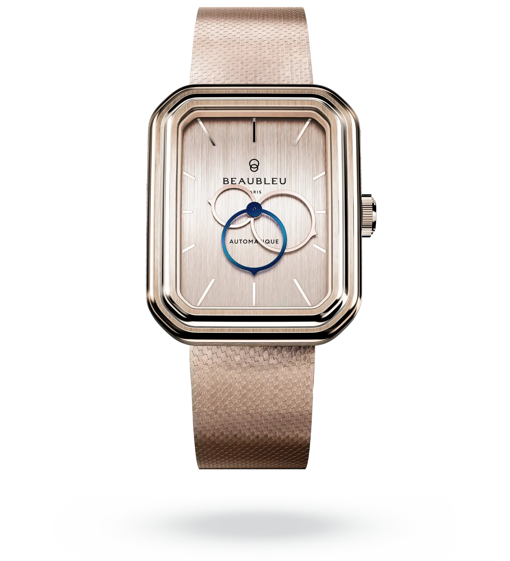 #couleur_Bracelet Acier Or Rose #color_Rose Gold Steel Strap