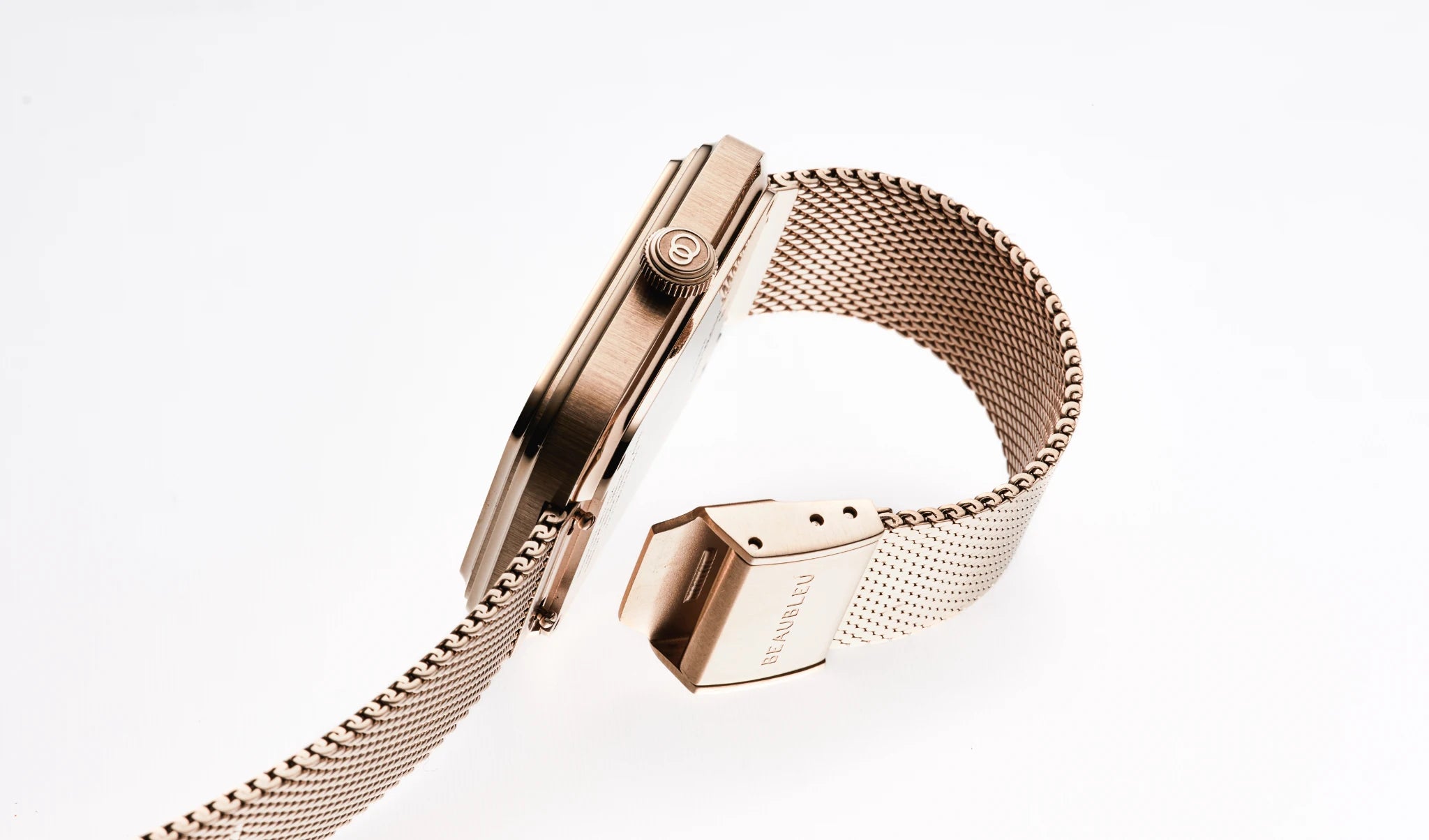 Vue de profil d’une montre Ecce Figura Sienna