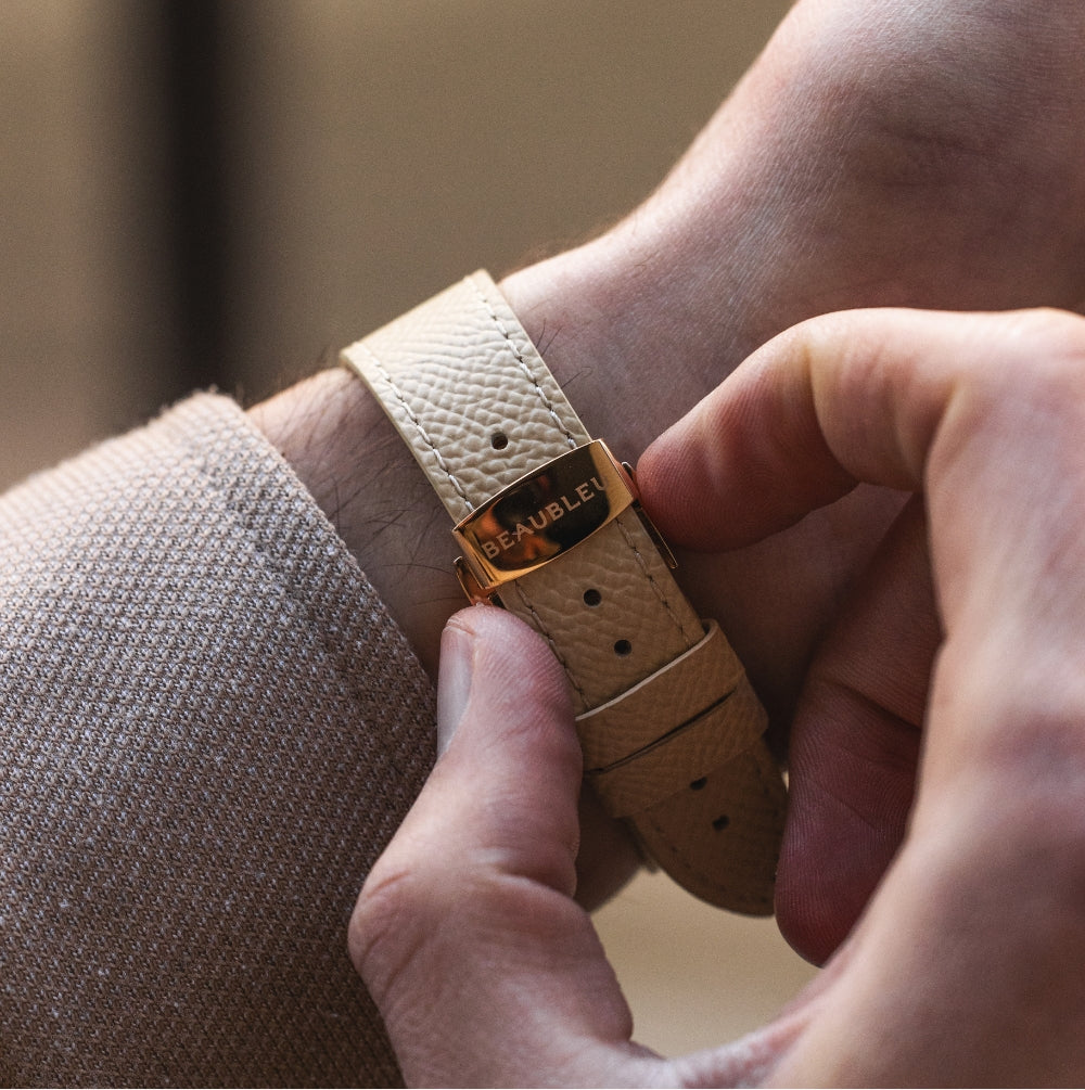 Boucle déployante bracelet beaubleu en or rose