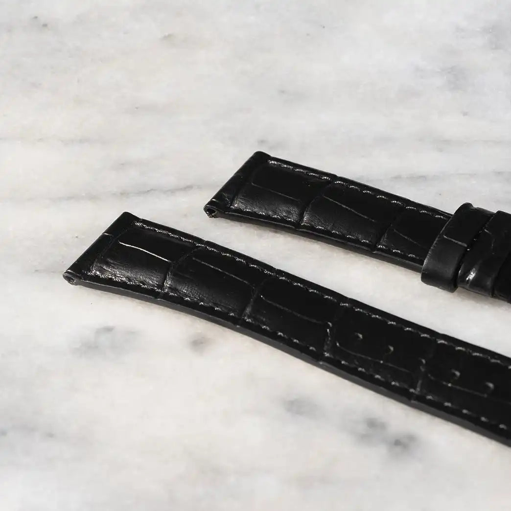 bracelet cuir noir montre