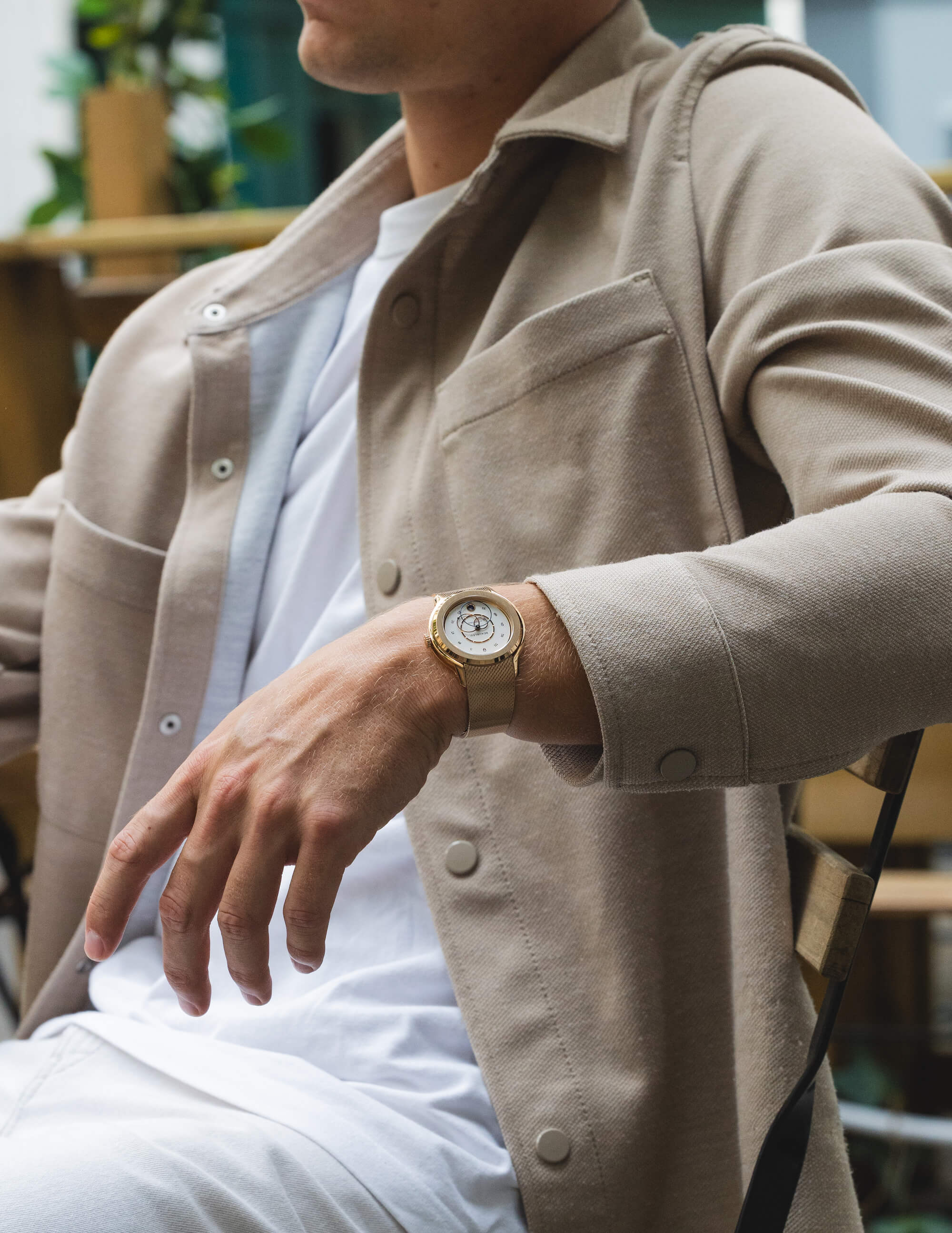 Montre automatique Ecce Lys bracelet cuir