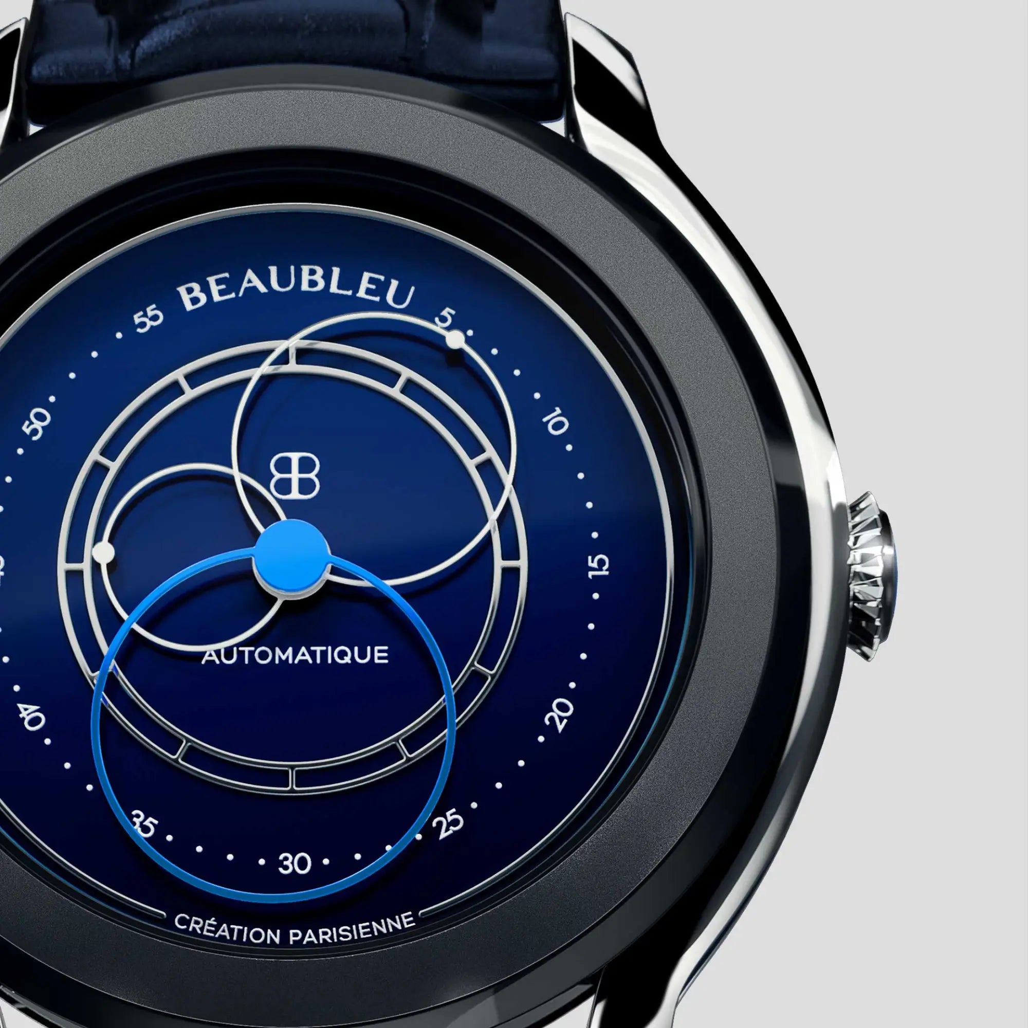 Cadran montre Beaubleu Intrepide bleu
