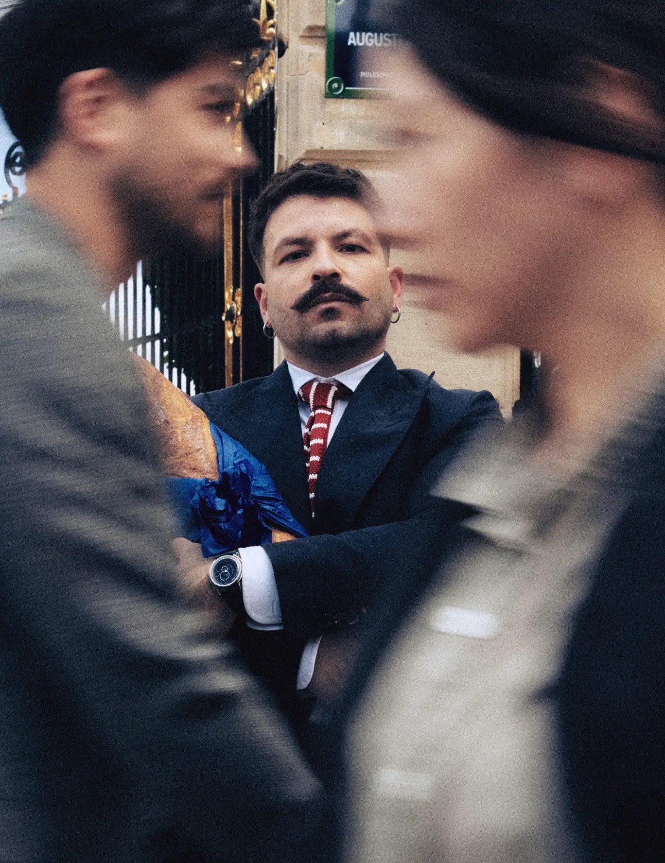 Montre Seconde Française Bleu lifestyle homme