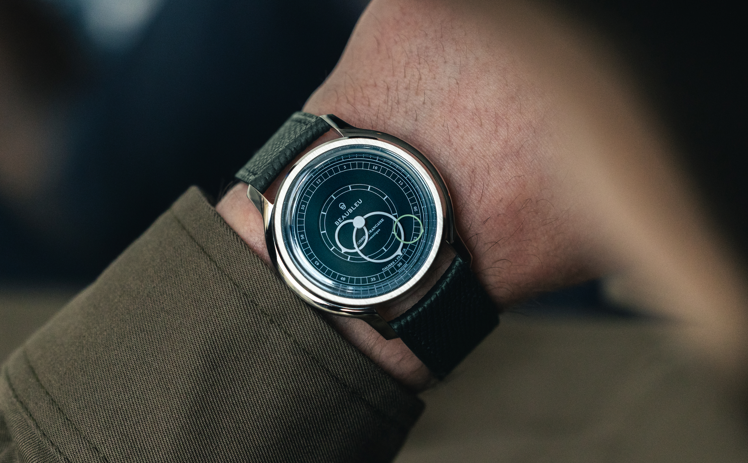 Montre Beaubleu Seconde Française vert